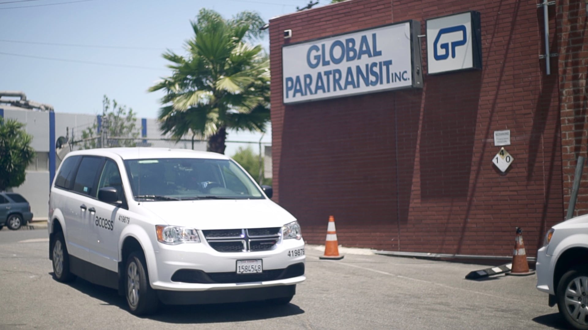 GPI Entrance Van Frame Global Paratransit